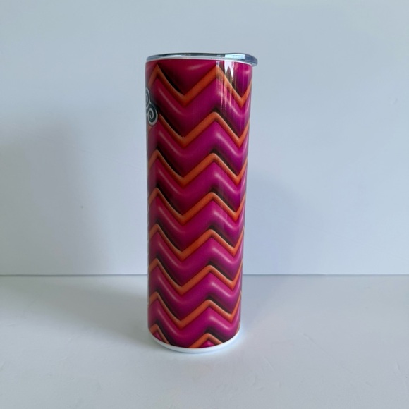 Dunkie Junkie 20oz Skinny Tumbler with Zigzag Pattern - Picture 4 of 4